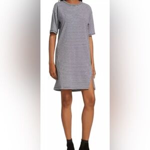 Rag & Bone Striped Tee Organic Pima Cotton Dress